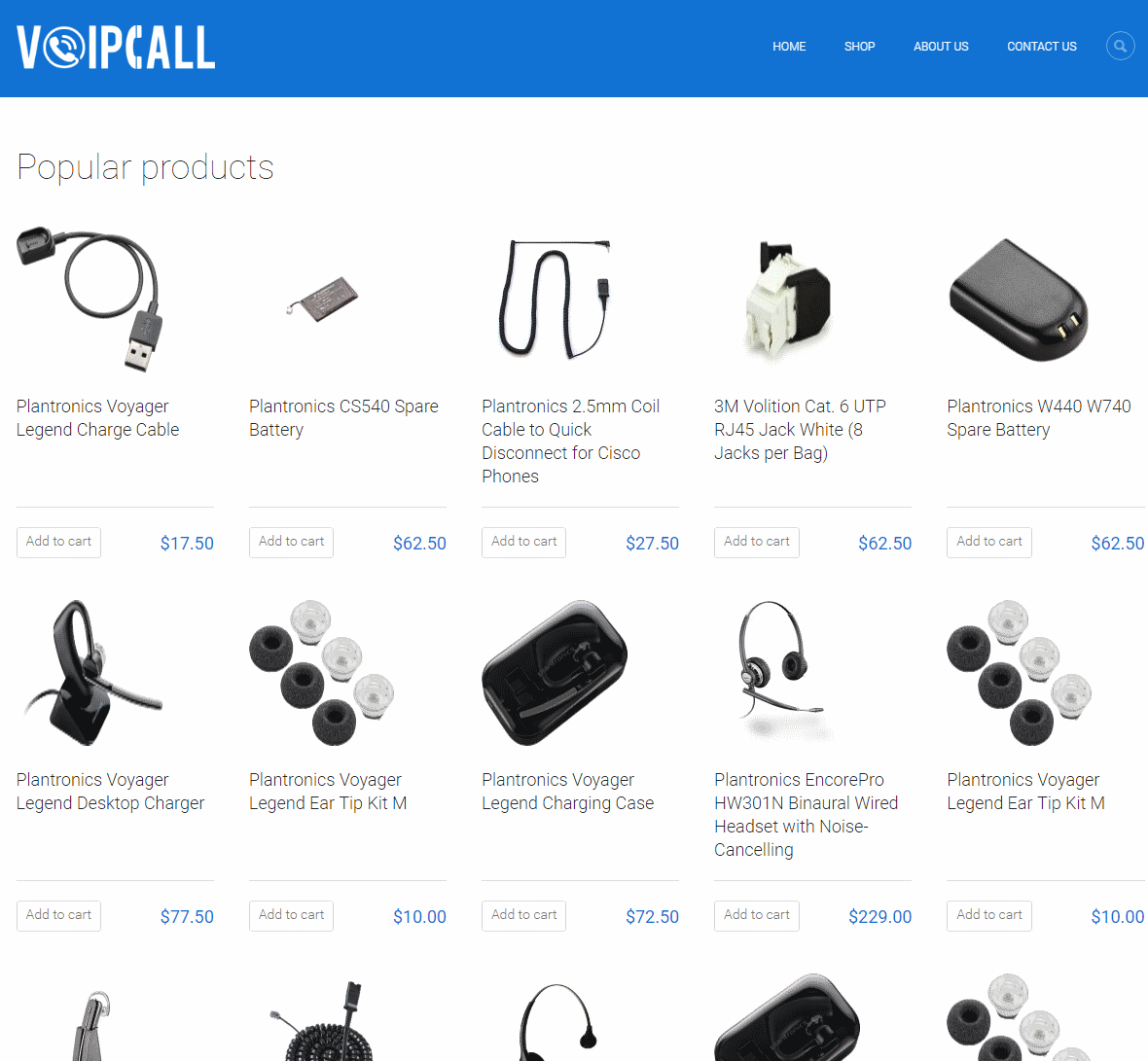 Our client VoipCall.co.nz website